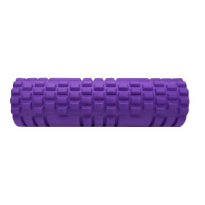 Массажный ролик для йоги и пилатеса ABS, 45*14см фиолетовый-2